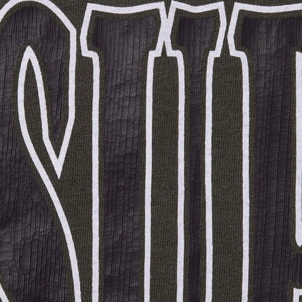 Supreme Cracked Stretch S/S Top - Black (front)