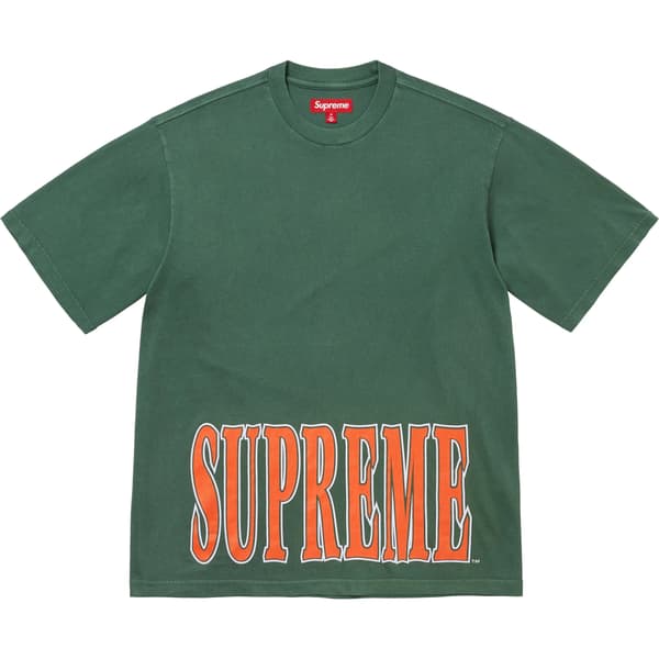 Supreme Cracked Stretch S/S Top - Green (front)