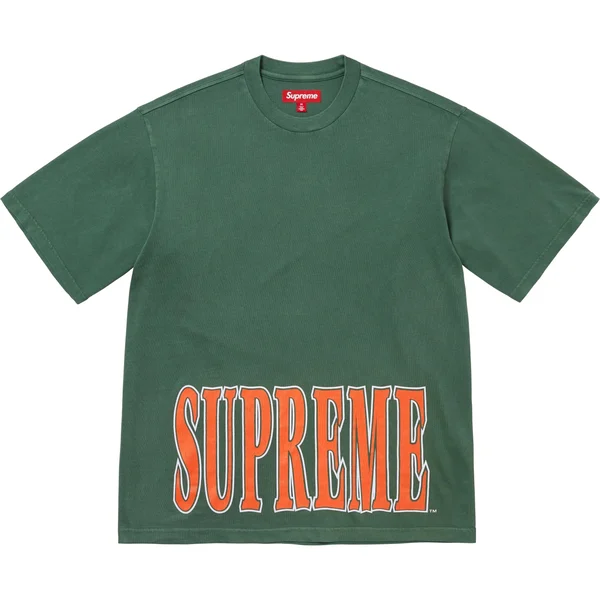 Supreme Cracked Stretch S/S Top - Green (front)