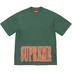 Supreme Cracked Stretch S/S Top - Green (front)