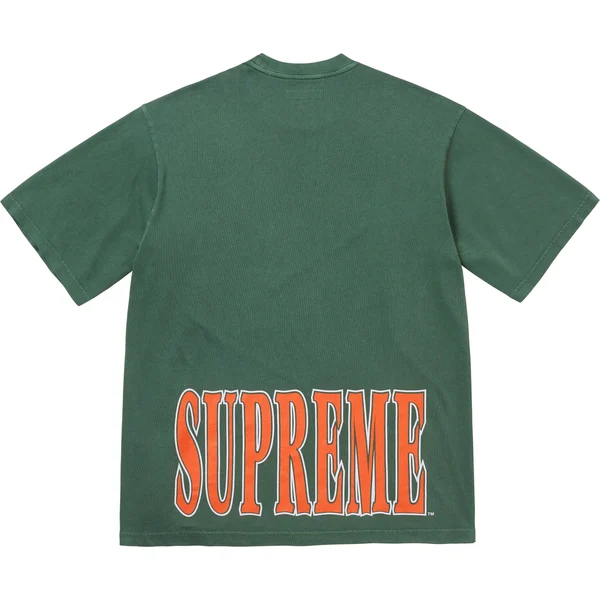 Supreme Cracked Stretch S/S Top - Green (front)