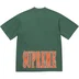 Supreme Cracked Stretch S/S Top - Green (front)