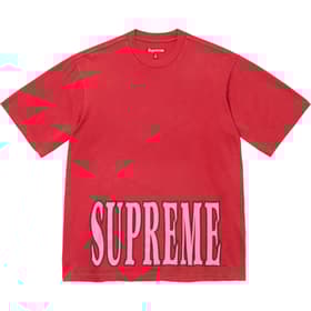 Supreme Cracked Stretch S/S Top Red