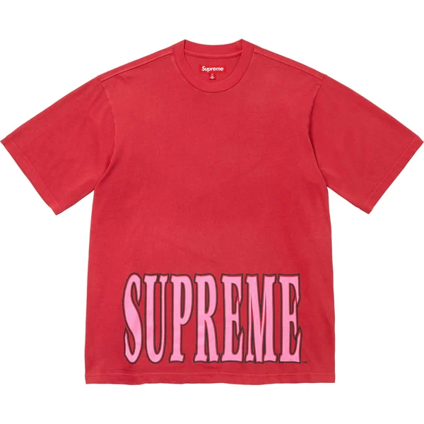 Supreme Cracked Stretch S/S Top - Red (front)