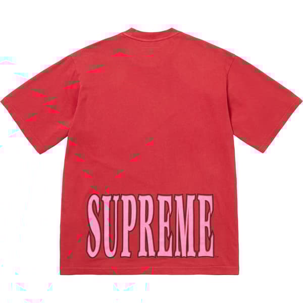 Supreme Cracked Stretch S/S Top - Red (front)