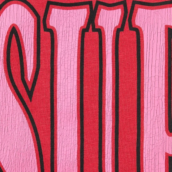 Supreme Cracked Stretch S/S Top - Red (front)