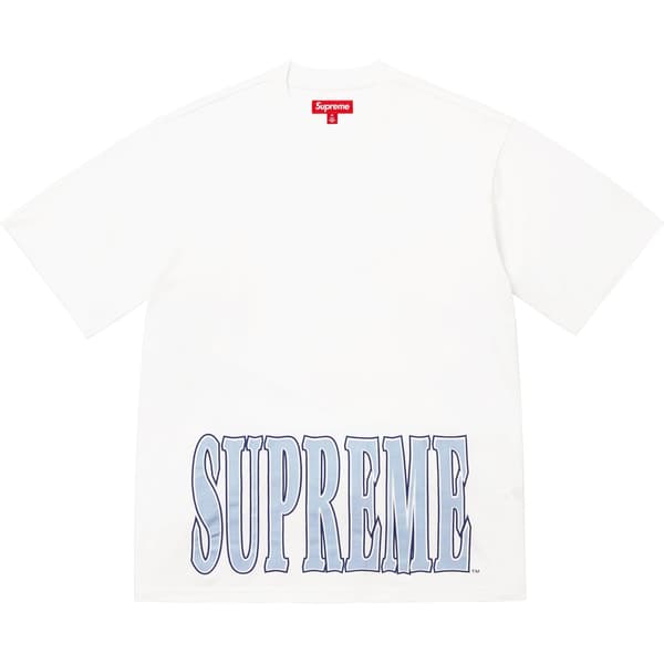 Supreme Cracked Stretch S/S Top - White (front)