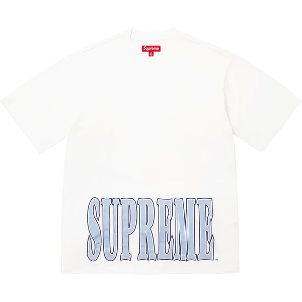 Supreme Cracked Stretch S/S Top - White (front)