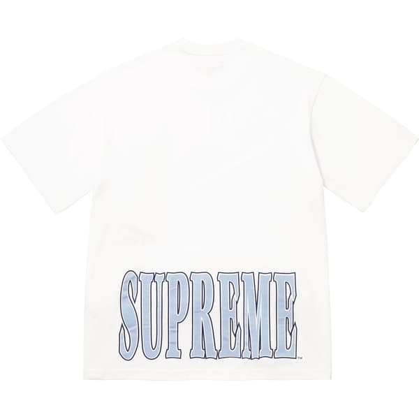 Supreme Cracked Stretch S/S Top - White (front)