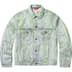 Supreme Crackle Denim Trucker Jacket - Multicolor (front)