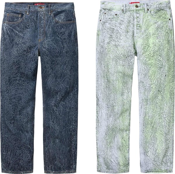 Supreme Crackle Regular Jean - Product Image