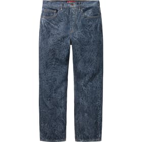 Supreme Crackle Regular Jean Blue