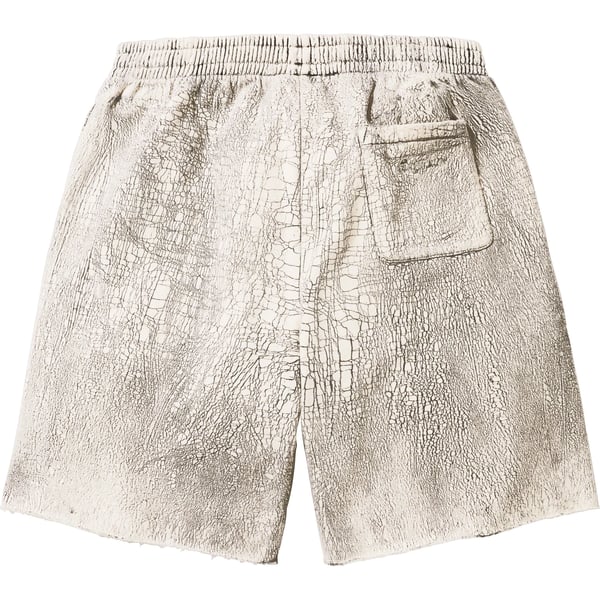 Supreme Crackle Sweatshort - Natural (front)