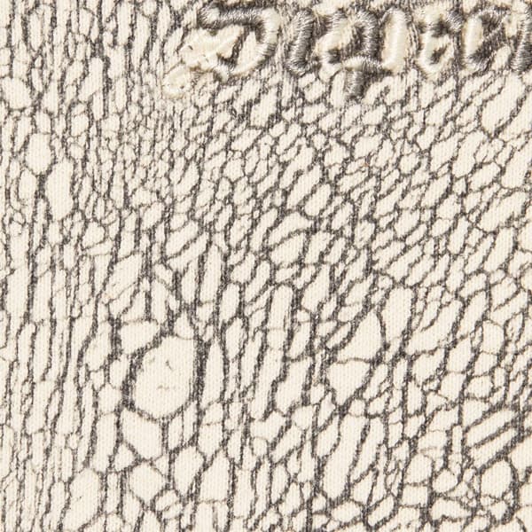 Supreme Crackle Zip Up Hooded Sweatshirt - Natural (front)