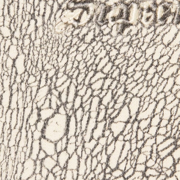 Supreme Crackle Zip Up Hooded Sweatshirt - Natural (front)