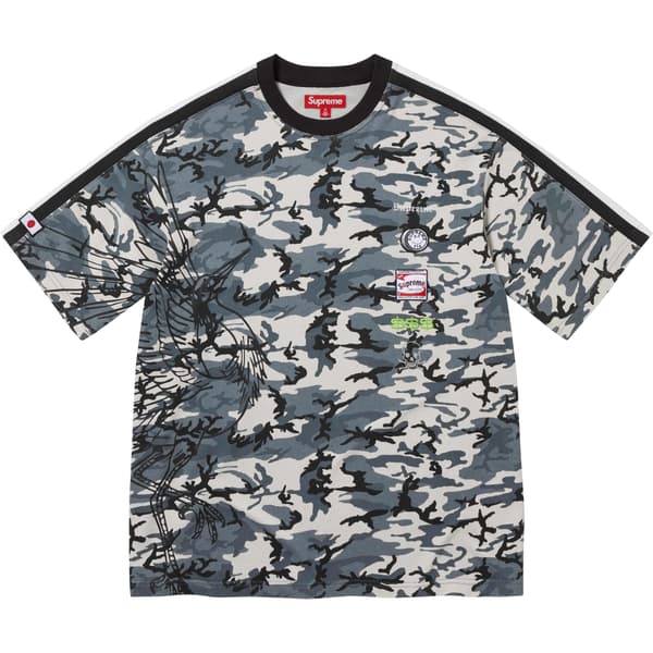 Supreme Crane S/S Top - Black Camo (front)