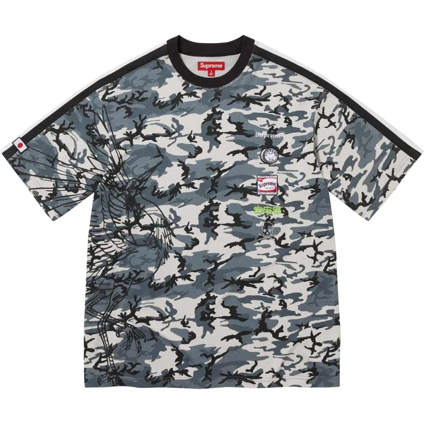 Supreme Crane S/S Top - Black Camo (front)