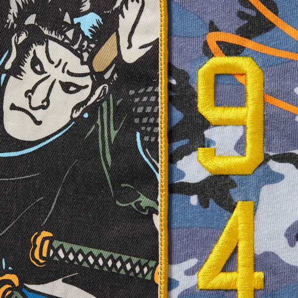 Supreme Crane S/S Top - Blue Camo (front)