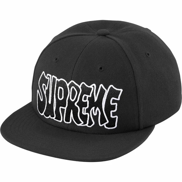 Supreme Creep 6-Panel - Black (front)