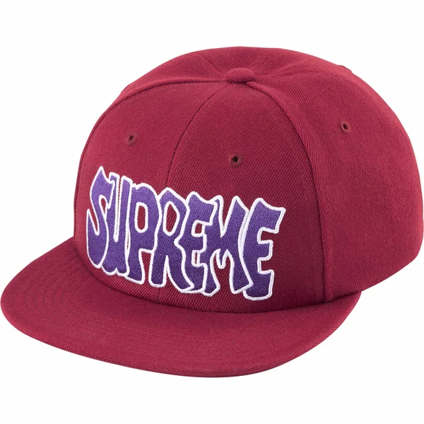 Supreme Creep 6-Panel - Cardinal (front)