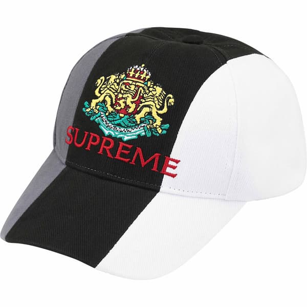 Supreme Crest 6-Panel - Black (front)