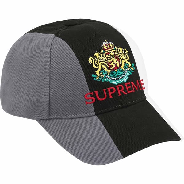 Supreme Crest 6-Panel - Black (front)