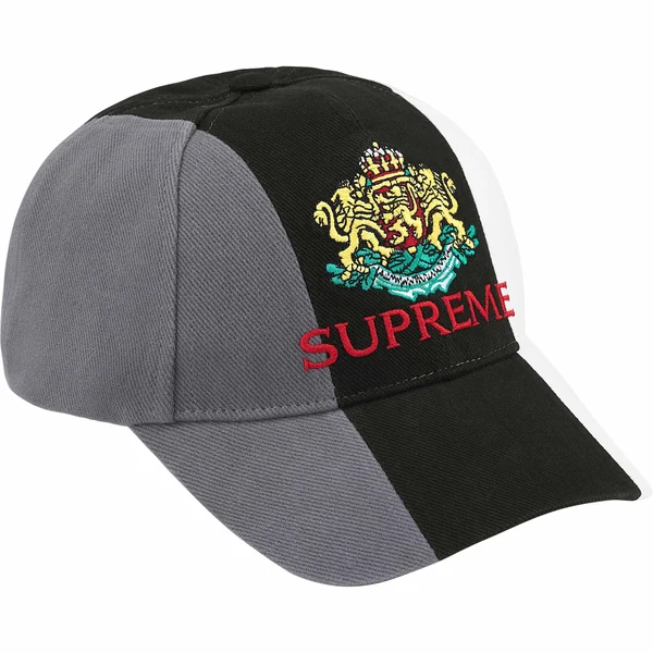 Supreme Crest 6-Panel - Black (front)