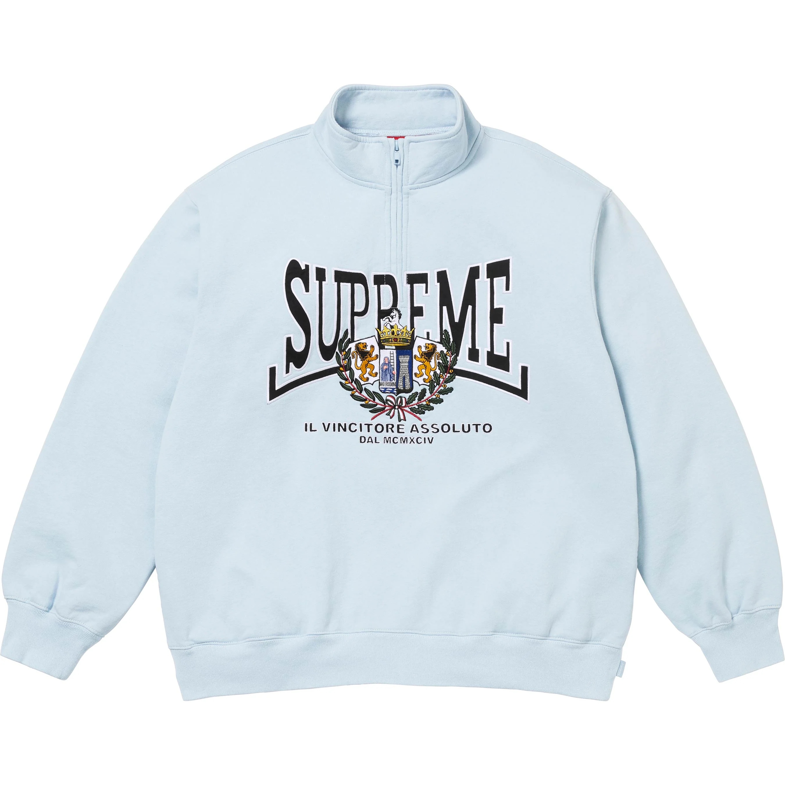 Supreme Crest Appliqué Half Zip Pullover colorway 10
