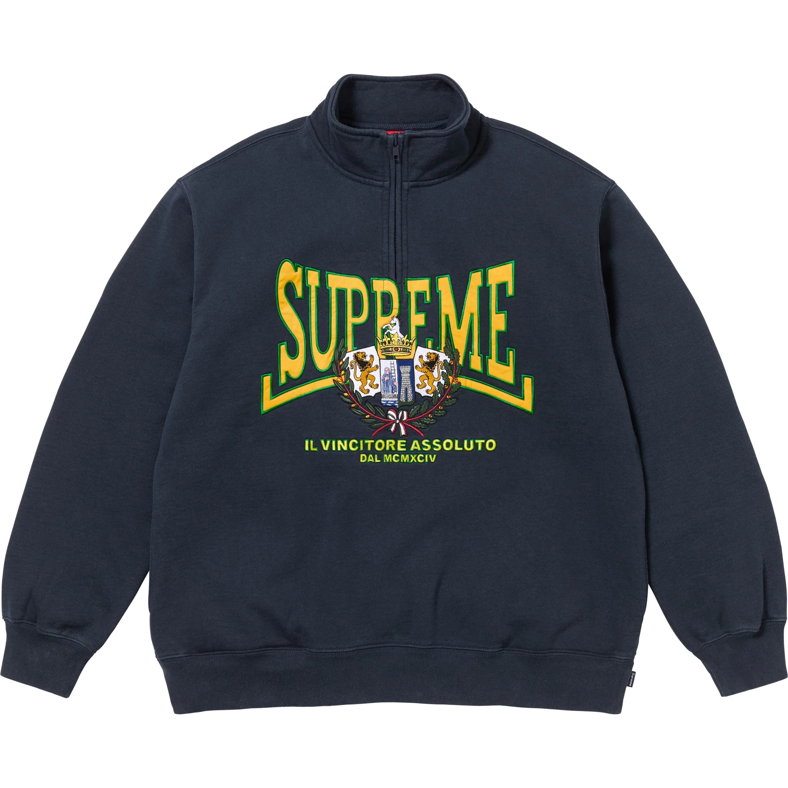 Supreme Crest Appliqué Half Zip Pullover colorway 2