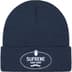 Supreme Crest Beanie - Navy (front)