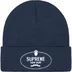 Supreme Crest Beanie - Navy (front)