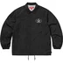 Supreme Crest Coaches Jacket - Black (front)