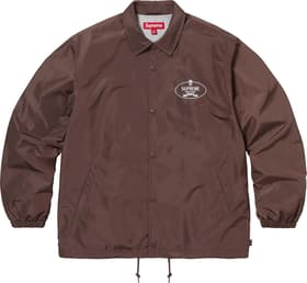 Supreme Crest Coaches Jacket Brown