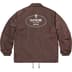 Supreme Crest Coaches Jacket - Brown (front)