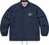 Supreme Crest Coaches Jacket - Navy (front)