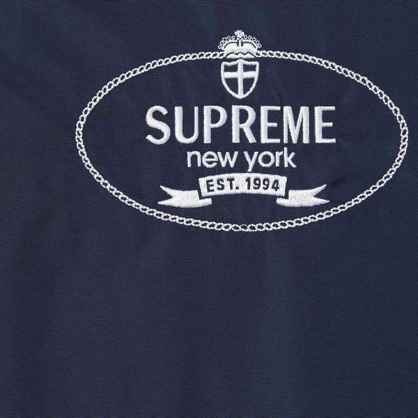Supreme Crest Coaches Jacket - Navy (front)