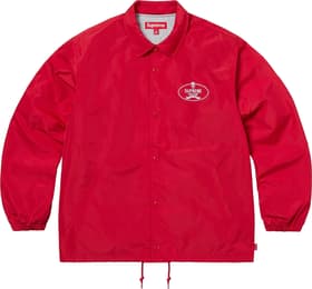 Supreme Crest Coaches Jacket Red