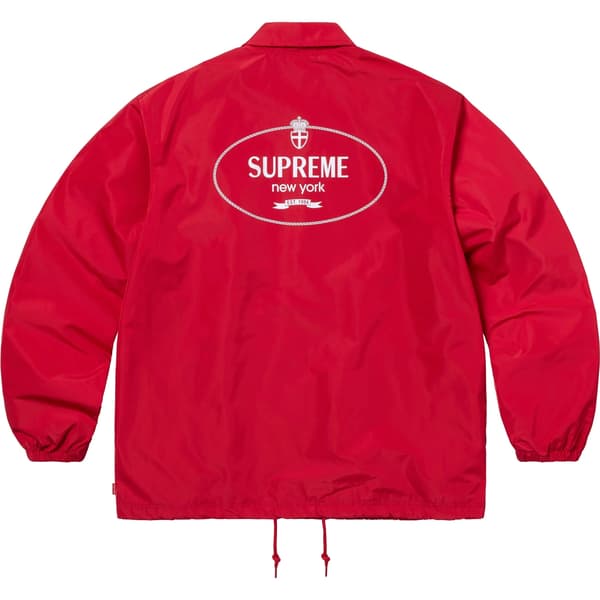 Supreme Crest Coaches Jacket - Red (front)