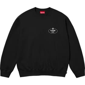 Supreme Crest Crewneck Black