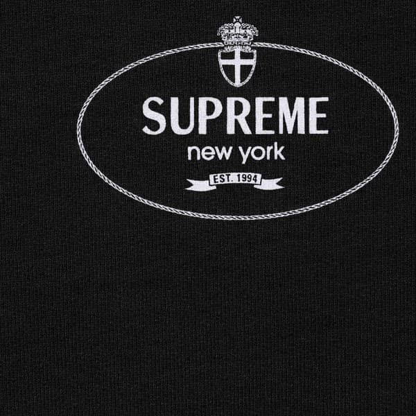 Supreme Crest Crewneck - Black (front)