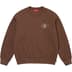 Supreme Crest Crewneck - Brown (front)