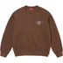 Supreme Crest Crewneck - Brown (front)