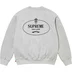 Supreme Crest Crewneck - Heather Grey (front)