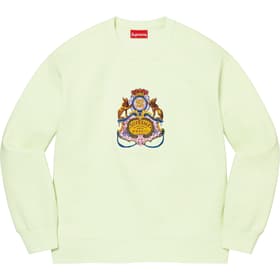 Supreme Crest Crewneck Light Green