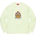 Supreme Crest Crewneck - Light Green (front)