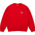 Supreme Crest Crewneck - Red (front)