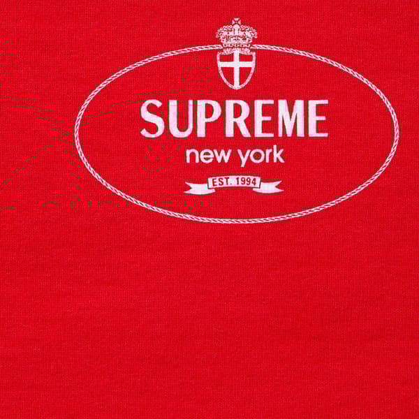 Supreme Crest Crewneck - Red (front)