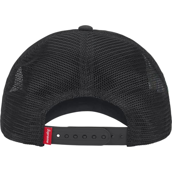 Supreme Crest Mesh Back 6-Panel - Black (front)