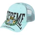 Supreme Crest Mesh Back 6-Panel - Light Blue (front)