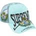 Supreme Crest Mesh Back 6-Panel - Light Blue (front)